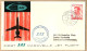 04528 / Danmark First SAS Jet Flight CARAVELLE 07-08-1960 COPENHAGEN GOTHENBURG 1er Vol COPENHAGUE Göteborg Danemark - Storia Postale