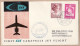 04524 / Danmark First SAS Jet Flight CARAVELLE 12-04-1960 COPENHAGEN ZURICH 1er Vol COPENHAGUE Danemark Cpav - Cartas & Documentos