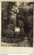 CARTE PHOTO NON IDENTIFIEE REPRESENTANT  UN HOMME MNTE SUR UN SOCLE DE STATUE SEMBLANT DECLAMER - A Identifier