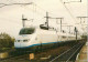 TGV 17  . AVE . TGV Espagnol . 2 CPM . Rame 01 .1997 . Plaisir Grignon . 13 11 1991 . Essais . Espagne . Baliziaux . - Trains