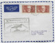 FRANCE SURTAXE HUGO 50 C PAIRE LETTRE AVION ISTRES 1937 POUR PARIS + COMMEMORATION COURSE AERIENNE - 1927-1959 Covers & Documents