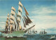 TRANSPORTS - Les Grands Voiliers "Christian Radich" "Statsraad Lehmkuh" Et "Gorge Fock"- Carte Postale Ancienne - Velieri