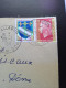 1536Ba  Marianne De Cheffer Et Blason De Troyes 1353a Sur Lettre Du Puy De Dôme. Bandes De Phospho - 1967-1970 Marianne Of Cheffer