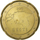 Estonie, 20 Euro Cent, 2011, Vantaa, SPL+, Laiton, KM:65 - Estonia