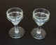 2 Verres à Pied Bistrot Verre Transparent à Facettes - Glasses