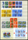 LOTS  VB O, 1962-71, Saubere Partie Verschiedener Zentrisch Gestempelter Viererblocks, Nur Komplette Ausgaben, Pracht, M - Collections