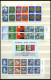 LOTS  VB O, 1962-71, Saubere Partie Verschiedener Zentrisch Gestempelter Viererblocks, Nur Komplette Ausgaben, Pracht, M - Sammlungen