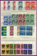 Delcampe - LOTS  VB O, 1962-71, Saubere Partie Verschiedener Zentrisch Gestempelter Viererblocks, Nur Komplette Ausgaben, Pracht, M - Collections