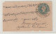 India QV Postal Stationery Small Letter Cover Posted 1897 Calcutta B240401 - 1882-1901 Imperium