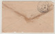 India QV Postal Stationery Small Letter Cover Posted 1897 Calcutta B240401 - 1882-1901 Empire