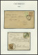 SAMMLUNGEN 44-47 BRIEF, 1883-89, Interessante Sammlung Doppeladler überwiegend Auf Briefen Und Ganzsachenkarten, Mit Mei - Colecciones