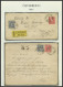 Delcampe - SAMMLUNGEN 44-47 BRIEF, 1883-89, Interessante Sammlung Doppeladler überwiegend Auf Briefen Und Ganzsachenkarten, Mit Mei - Verzamelingen