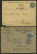 SCHWEIZ BUNDESPOST 59,67,73 BRIEF, 1895,1900, 25 C. Grün, 25 C. Blau Und 25 C. UPU, Je Als Einzelfrankatur Auf Brief Nac - Lettres & Documents