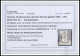 SCHWEIZ BUNDESPOST 34 O, 1878, 40 C. Grau Mit Abart Kontrolllzeichen äusserst Schwach Eingeprägt, Stempel RORSCHACH, Pra - Usati