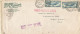 COVER USA VIA TRANS ATLANTIC ROUTE BROOKLYN 1941 CENSURE CONTROLE POUR FRANCE AVIGNON - Lettres & Documents