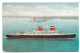 3 Postcards Lot United States Line SS United States New York Harbour & Painting One Posted 1962 Others Unposted - Paquebots