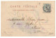 N°17061 - Carte Celluloïd - Prénom Louise - Nombres