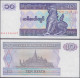 MYANMAR - 10 Kyat ND (1996) P# 71 Central Bank Of Myanmar Asia Banknote - Edelweiss Coins - Myanmar