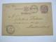 1886 , HOHENHEIM , Klarer Stempel Auf Ganzsache - Covers & Documents