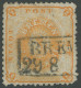 BREMEN 10a O, 1866, 2 Gr. Dkl`gelblichorange, Links Nachgezähnt, Feinst, Kurzbefund Neumann, Mi. 450.- - Brême