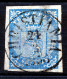 **  4 SKILL NK 1. ** STPL CHRISTIANIA 1856. GODE MARGER & LUX STEMPEL ** MICHEL No 1.  4  SKILL NICE STAMP ** - Oblitérés