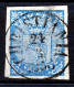 **  4 SKILL NK 1. ** STPL CHRISTIANIA 1856. GODE MARGER & LUX STEMPEL ** MICHEL No 1.  4  SKILL NICE STAMP ** - Gebruikt