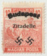 Hungarian Stamp With German Overprint "Budapest Zitadelle" - Ungebraucht