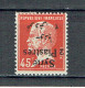 146 Syrie  Pasteur 45 C. Rouge Charnière Surcharge Inversée - Unused Stamps