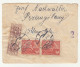 Poland Ukraine Letter Cover Posted Registered 1922 Przemyslany To Wien B240401 - Ucrania