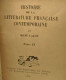 Histoire De La Littérature Française Contemporaine - TOME 2 - Autres & Non Classés