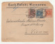 Bank Polski, Warszawa Company Letter Cover Posted 192? To Vienne B240401 - Brieven En Documenten