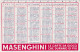 XK 666 Calendarietto Tascabile Carte Da Gioco Masenghini Bergamo 1971 - Petit Format : 1971-80