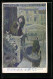 Künstler-AK Brüder Kohn (B.K.W.I) Nr. 557-5: Mann In Der Gondel Singt Für Die Frau Auf Dem Balkon, Venetianisches L  - Artistes