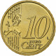 Lettonie, 10 Euro Cent, Large Coat Of Arms Of The Republic, 2014, SUP+, Or - Lettonie