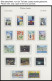FÄRÖER **, Komplette Postfrische Sammlung Färöer Von 1975-96 (ohne Block 8), Dazu Markenheftchen Fast Komplett, Jahreshe - Islas Faeroes