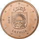 Lettonie, 5 Euro Cent, 2014, Stuttgart, SUP+, Cuivre Plaqué Acier, KM:152 - Latvia