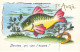 FETES #MK48887 1 ER AVRIL POISSON  FER A CHEVAL - 1° Aprile (pesce Di Aprile)