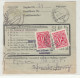 Austria Parcel Card 1950 Graz B240401 - Impuestos