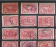 UNITED STATE 1913 PARCEL POST STAMPS  CAT SCOTT N Q1/Q12 LACKS Q7 - Oblitérés