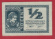 Yugoslavia-Ljubljana (Laibach) 1/2 LIRE 1944 Aunc - Yougoslavie