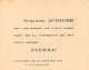 VIEUX PAPIERS 27 EURE LOUVIERS FAIRE PART ANDRE AUDIGER SUZANNE PIERRE 1929 - Birth & Baptism