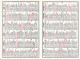 VIEUX PAPIERS CALENDRIER PETIT FORMAT 1990 FLEURS - Small : 1981-90