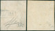 NEAPEL 5 O, 1858, 10 Gr. Dkl`bräunlichrosa, Platte I (Sassone Nr. 10b) Und 10 Gr. Karminrosa, Platte II (Sassone Nr. 11) - Napoli