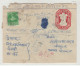 India Postal Stationery Letter Cover Posted Registered 196? Luni Jodhpur B240401 - Covers