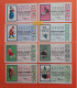 AÑO 1969 COMPLETO LOTERÍA NACIONAL ESPAÑA, SÁBADOS, TODOS LOS DECIMOS DEL AÑO - Lottery Tickets