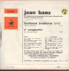 JOAN BAEZ FR SP - BACHIANAS BRASILEIRAS + 1 - Country Et Folk