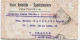 Lettre Pochette Recommandée En Tissu Pour Envoi D'échantillon, Ventimiglia / Grasses, 1924 - Marcophilie