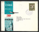 Portugal Premier Vol A Jact TAP Lisbonne Paris France Caravell VI-R 1962 First Jact Flight Lisbon Paris - Lettres & Documents