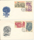 Czechoslovakia FDC Complete Set Of 8 Astronauts On 4 Covers With Cachet 27-4-1964 - Europa