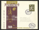 Portugal Premier Vol TAP Lisbonne Lisboa Frankfurt Allemagne 1963 First Flight Lisbon Frankfurt Germany - Lettres & Documents